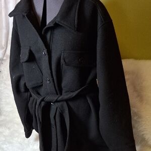 Terra & Sky Black Utility Jacket